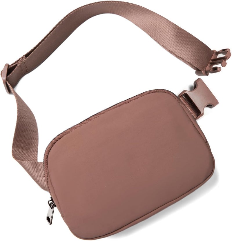 Gitus Belt Bag for Women Fanny Pack Crossbody Bags for Women Fashion Waist Packs with Adjustable Strap Gifts for Women Men (Brown) - Image 1